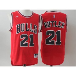 Chicago Bulls #21 Jimmy Butler Red 2016 Stitched NBA Jersey