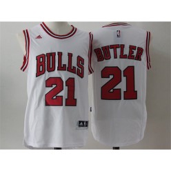Chicago Bulls #21 Jimmy Butler White 2016 Stitched NBA Jersey