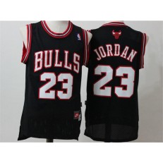 Chicago Bulls #23 Michael Jordan Black Throwback Stitched NBA Jersey