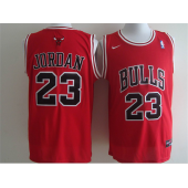 Chicago Bulls #23 Michael Jordan Red Nike Stitched NBA Jersey