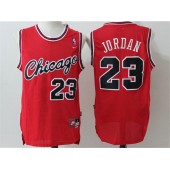 Chicago Bulls #23 Michael Jordan Red Small Letter Stitched NBA Jersey