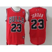 Chicago Bulls #23 Michael Jordan Red Throwback Stitched NBA Jersey