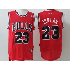 Chicago Bulls #23 Michael Jordan Red Throwback Stitched NBA Jersey