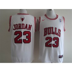 Chicago Bulls #23 Michael Jordan White Nike Stitched NBA Jersey