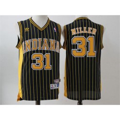 Indiana Pacers #31 Reggie Miller White Throwback Stitched NBA Jersey