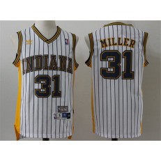 Indiana Pacers #31 Reggie Miller Navy Blue Throwback Stitched NBA Jersey