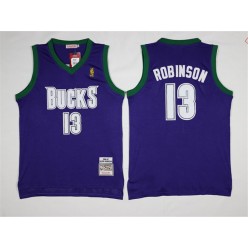 Milwaukee Bucks #13 Glenn Robinson Purple Stitched NBA Jersey