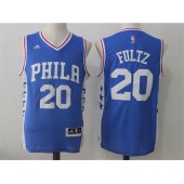 Philadelphia 76ers #20 Markelle Fultz Blue 2016 Stitched NBA Jersey
