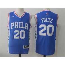 Philadelphia 76ers #20 Markelle Fultz Blue 2016 Stitched NBA Jersey