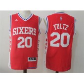 Philadelphia 76ers #20 Markelle Fultz Red 2016 Stitched NBA Jersey