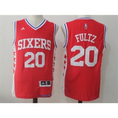 Philadelphia 76ers #20 Markelle Fultz Red 2016 Stitched NBA Jersey