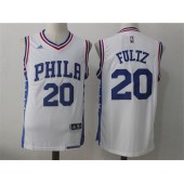 Philadelphia 76ers #20 Markelle Fultz White 2016 Stitched NBA Jersey