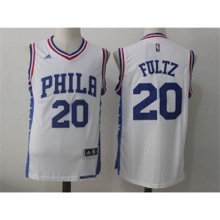 Philadelphia 76ers #20 Markelle Fultz White 2016 Stitched NBA Jersey