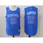 Toronto Raptors #15 Vince Carter Blue 2016 Stitched NBA Jersey