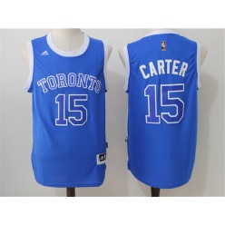 Toronto Raptors #15 Vince Carter Blue 2016 Stitched NBA Jersey