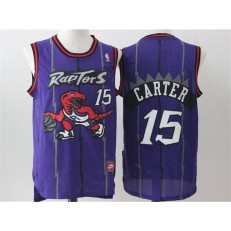 Toronto Raptors #15 Vince Carter Purple Swingman Stitched NBA Jersey