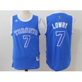 Toronto Raptors #7 Kyle Lowry Blue 2016 Stitched NBA Jersey