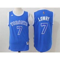 Toronto Raptors #7 Kyle Lowry Blue 2016 Stitched NBA Jersey