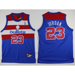 Washington Wizards #23 Michael Jordan Blue Nike Throwback Stitched NBA Jersey