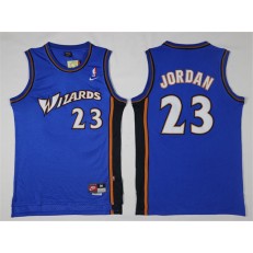 Washington Wizards #23 Michael Jordan Blue Stitched NBA Jersey