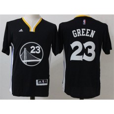 Golden States Warriors #23 Draymond Green Black Short Sleeve 2015 Stitched NBA Jerseys