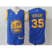 Golden States Warriors #35 Kevin Durant Blue 2015 Stitched NBA Jersey