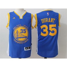 Golden States Warriors #35 Kevin Durant Blue 2015 Stitched NBA Jersey