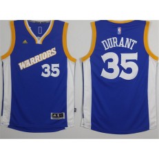 Golden States Warriors #35 Kevin Durant Blue 2017 Stitched NBA Jerseys