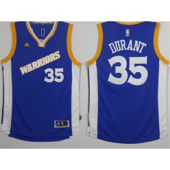 Golden States Warriors #35 Kevin Durant Blue 2017 Stitched NBA Jerseys