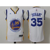 Golden States Warriors #35 Kevin Durant White 2015 Stitched NBA Jersey