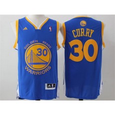 Revolution 30 Golden States Warriors #30 Stephen Curry Blue Swingman Stitched NBA Jersey