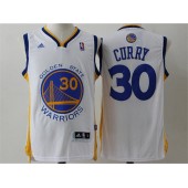 Revolution 30 Golden States Warriors #30 Stephen Curry White Swingman Stitched NBA Jersey
