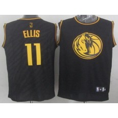 Dallas Mavericks #11 Monta Ellis Black Precious Metals Fashion Stitched NBA Jersey