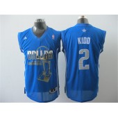 Dallas Mavericks #2 Jason Kidd Blue 2011 Finals Champions Revolution 30 Stitched Stitched NBA Jersey