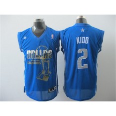 Dallas Mavericks #2 Jason Kidd Blue 2011 Finals Champions Revolution 30 Stitched Stitched NBA Jersey