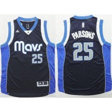Dallas Mavericks #25 Chandler Parsons Navy Blue Revolution 30 Stitched NBA Jersey