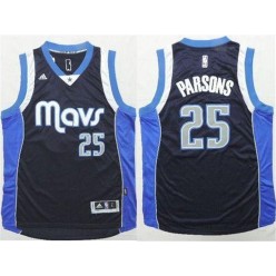 Dallas Mavericks #25 Chandler Parsons Navy Blue Revolution 30 Stitched NBA Jersey
