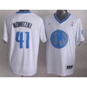 Dallas Mavericks #41 Dirk Nowitzki White 2013 Christmas Day Swingman Stitched NBA Jersey