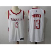 Houston Rockets #13 James Harden 2017-18 Season White Swingman Stitched NBA Jersey