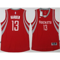 Houston Rockets #13 James Harden Red 2015 2015 Stitched NBA Jersey