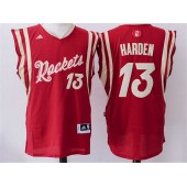 Houston Rockets #13 James Harden Red Christmas Edition Stitched NBA Jersey