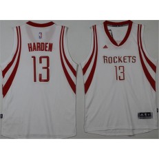 Houston Rockets #13 James Harden White 2015 2015 Stitched NBA Jersey