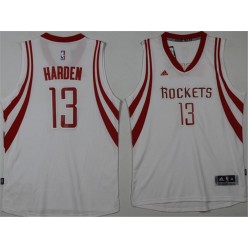 Houston Rockets #13 James Harden White 2015 2015 Stitched NBA Jersey