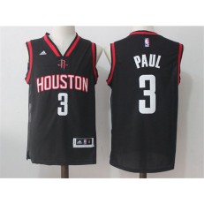 Houston Rockets #3 Chris Paul Black Stitched NBA Jersey