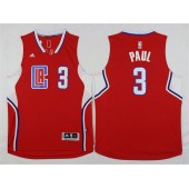 Los Angeles Clippers #3 Chris Paul Red 2015 Stitched NBA Jersey