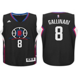 Los Angeles Clippers #8 Danilo Gallinari Black Stitched NBA Jersey