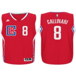 Los Angeles Clippers #8 Danilo Gallinari Red 2015 Stitched NBA Jersey