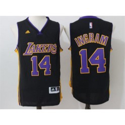 Los Angeles Lakers #14 Brandon Ingram Black Stitched NBA Jersey