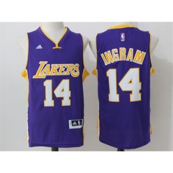 Los Angeles Lakers #14 Brandon Ingram Purple Stitched NBA Jersey