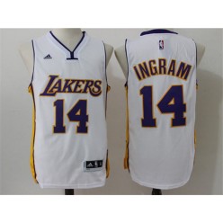Los Angeles Lakers #14 Brandon Ingram White Stitched NBA Jersey